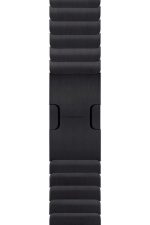 Apple Watch Metal Kordon 2 3 4 5 6 Se 42mm 44mm Uyumlu Kayış Bileklik Baklalı Siyah Paslanmaz