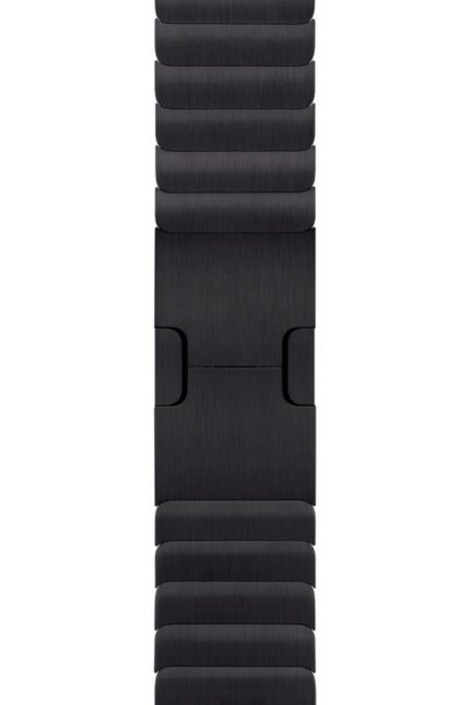 Apple Watch Metal Kordon 2 3 4 5 6 Se 42mm 44mm Uyumlu Kayış Bileklik Baklalı Siyah Paslanmaz