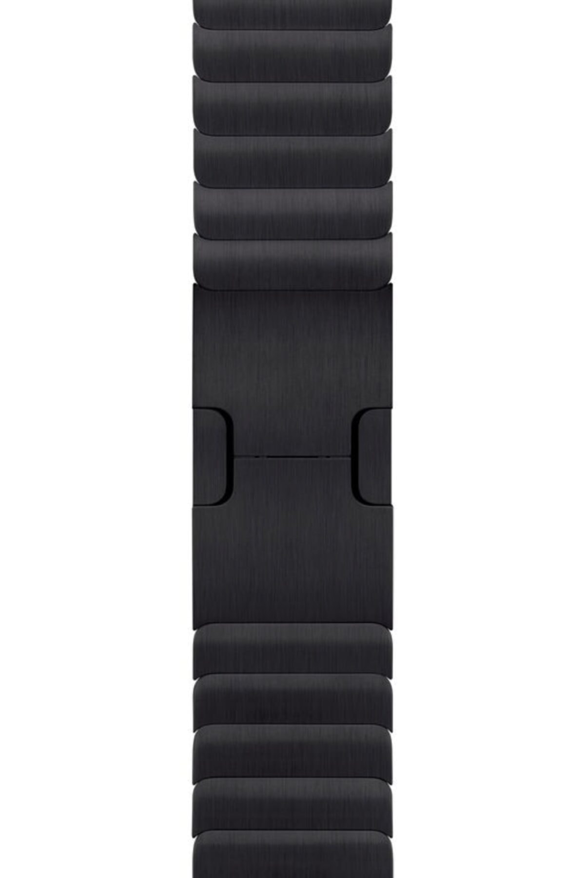 0_org_zoom Apple Watch Metal Kordon 2 3 4 5 6 Se 42mm 44mm Uyumlu Kayış Bileklik Baklalı Siyah Paslanmaz - Görsel 1