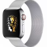 Apple Watch Kordon 2 3 4 5 6 Se 42mm 44mm Uyumlu Kayış Bileklik Milanese Loop Kordon Metalik Gri