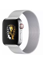 Apple Watch Kordon 2 3 4 5 6 Se 42mm 44mm Uyumlu Kayış Bileklik Milanese Loop Kordon Metalik Gri