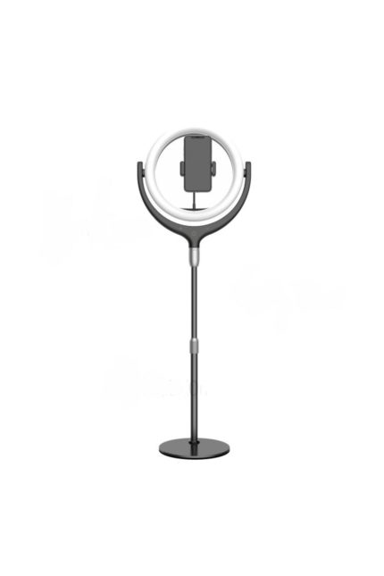 F-539 Samsung Led Lıght Selfie Halka Işık 60w 10200k Tripod Akıllı Telefon 360 Derece Dönebilen Işık