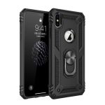 Iphone X Vega Silikon Tam Korumalı Yüzüklü Araç Tutucu Destekli Kılıf Armor Stand