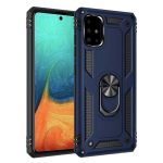 Samsung A51 Vega Silikon Tam Korumalı Yüzüklü Araç Tutucu Destekli Kılıf Armor Stand