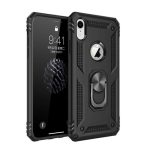 Iphone Xr Vega Silikon Tam Korumalı Yüzüklü Araç Tutucu Destekli Kılıf Armor Stand