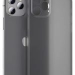 Iphone 12promax 6.68inç Ultra Ince Kılıf Arka Koruma 0.03mm Karbon Şeffaf Mat Parmak Izi Göstermez