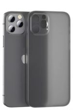 Iphone 12promax 6.68inç Ultra Ince Kılıf Arka Koruma 0.03mm Karbon Şeffaf Mat Parmak Izi Göstermez