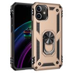 Iphone 12 Vega Silikon Tam Korumalı Yüzüklü Araç Tutucu Destekli Kılıf Armor Stand