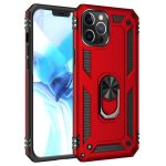 Iphone 12 Promax 6.7 Vega Silikon Tam Korumalı Yüzüklü Araç Tutucu Destekli Kılıf Armor Stand