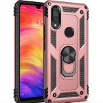 Samsung A20 - A30 Vega Silikon Tam Korumalı Yüzüklü Araç Tutucu Destekli Kılıf Armor Stand