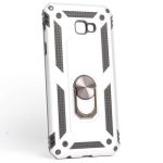 Samsung J4plus Vega Silikon Tam Korumalı Yüzüklü Araç Tutucu Destekli Kılıf Armor Stand