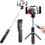 Tripod Kumandalı Bluetooth Selfie Çubuğu