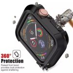 Apple Watch Se 6 5 4 3 2 (42mm) Esnek Nano Silikon Kılıf Çerçeveli Ekran Ve Gövde 360 180 Korumalı