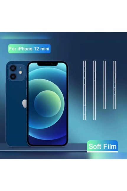 Iphone 12mini 5.4 Inç Full Çerçeve Koruyucu Kaplama Body Hd Şeffaf Koruyucu Film