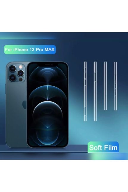 Iphone 12pro Max 6.7 Inç Full Çerçeve Koruyucu Kaplama Body Hd Şeffaf Koruyucu Film