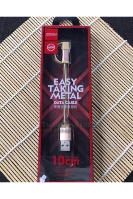 Metal Örgülü Faster Hızlı Şarj Kablosu 10cm Iphone Tüm Modellere Uyumlu 480mps 2.4a