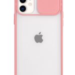 Iphone 11 Kamera Slayt Korumalı Pudra Şeffaf Telefon Kılıfı