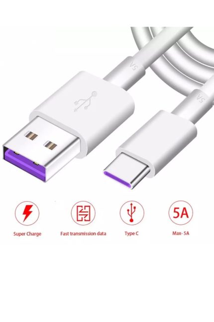 Samsung Huawei Xiaomi Oppo Hızlı Şarj Kablosu 20cm Type C Usb Tüm Modellere Uyumlu 680mps 5a