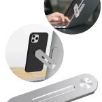 Teknoair Metal Ayarlı Laptop Ve Monitör Yanı Manyetik Telefon Tutucu Stand