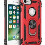 Iphone 6 7 8 Se2020 Tam Koruma Silikon Kılıf Ve Yüzüklü 360 Derece Standı Araç Tutucu Metal Parça