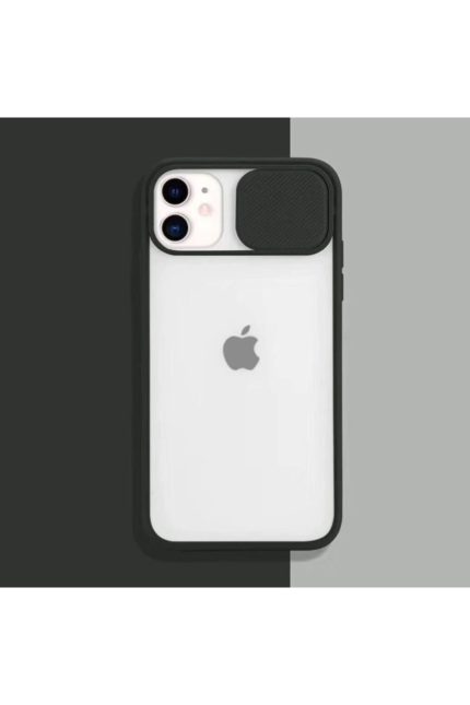 Iphone 11 Kılıf 6.1" Inc Kamera Sürgülü Korumalı Silikon Kapak
