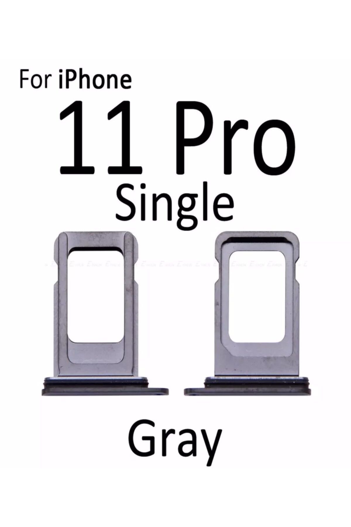 0_org_zoom Iphone 11 Pro Sim Kart Tepsisi Sim Çekmecesi Siyah Tam Kalite Iç Aksam Teknik Servis Ürünü - Görsel 1