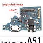 Samsung A51 Mikrofonlu Şarj Soketi Bordu Anten Soketi Tak Çalıştır Iç Aksam Teknik Servis Ürünü
