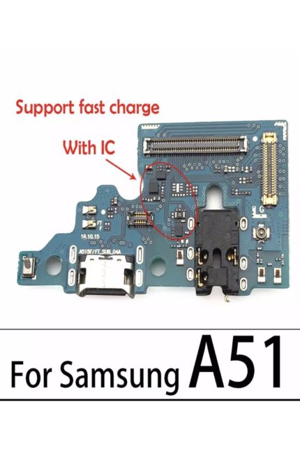 Samsung A51 Mikrofonlu Şarj Soketi Bordu Anten Soketi Tak Çalıştır Iç Aksam Teknik Servis Ürünü