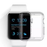 Apple Watch 1 2 3 4 5 6 Se Serisi ( 42mm ) 360 Tam Koruma Şeffaf Silikon Kılıf Premium Model