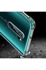 Xiaomi Redmi Note 8 Pro Airbagli Anti Shock Şeffaf Zırh Kılıf Note8pro Şeffaf Bombeli Köşeli