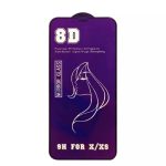 Iphone 7 - 8 - Se 8d Kırılmaz Cam %100 Kavisli Aynalı Temperli Cam Fashıon Serisi Renk:mor
