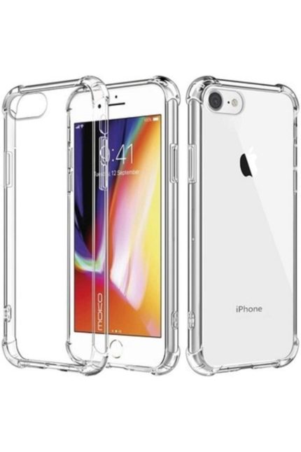 Apple Iphone 7 Plus 8 Plus Kılıf Ultra Nitro Dört Köşeli Koruma Anti Shock Silikon Şeffaf