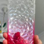 Iphone 7plus / 8plus Süslü Şeffaf Transparan 6d Prizma Görünümlü Yapay Taşlı Silikon Kılıf