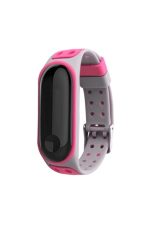 Xiaomi Mi Band 5 -tokalı-soft-akıllı Bileklik Kordon Kayış 3m Sport Serisi Pembe-gri Renk