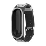 Xiaomi Mi Band 3 - Mi Band 4 Akıllı Bileklik Kordon Kayış 3m Sport Serisi Gri-siyah Renk