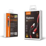 Ldnıo Ls63 Toughness Type-c Tüm Seri 2.4 60amper Usb Kablo 1mt.-örgülü-hızlı Şarj Kablosu