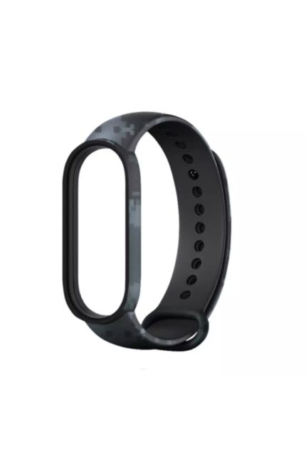 Xiaomi Mi Band 5 Akıllı Bileklik Kamuflaj Renkler Kordon Kayış