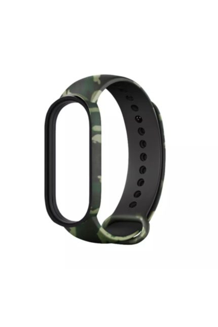 Xiaomi Mi Band 3 - Mi Band 4 Akıllı Bileklik Kamuflaj Renkler Kordon Kayış