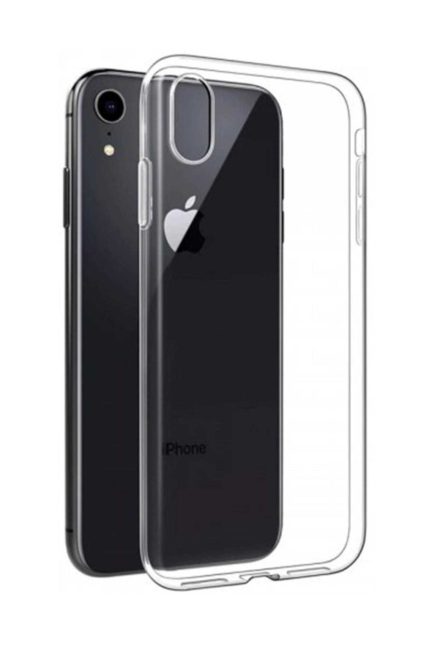 Iphone Xr Toz Koruma Tıpalı Ultra Ince Şeffaf Silikon Kılıf