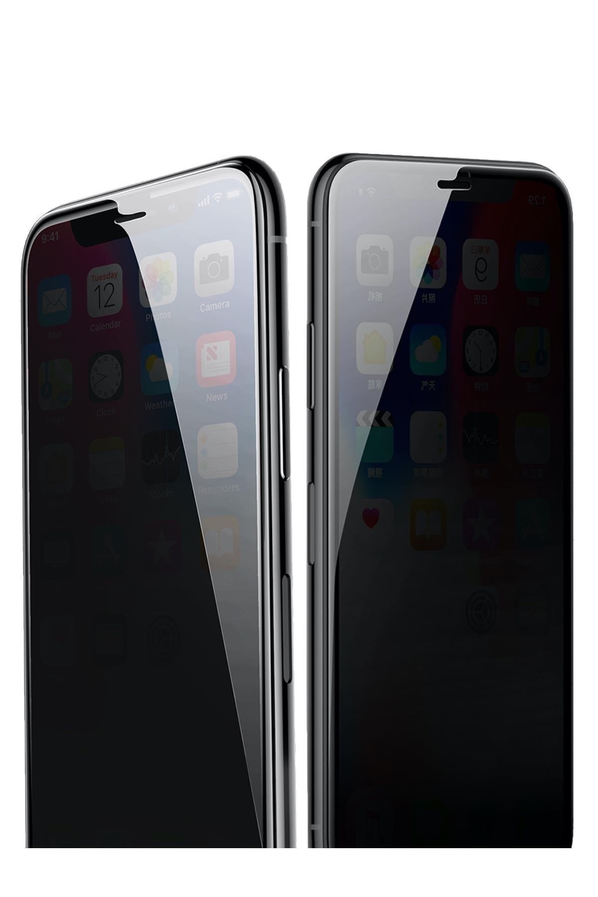 0_org_zoom Iphone 11 Pro Max Gizli Ekran Koruyucu Privacy Cam Ucuzmı - Görsel 1