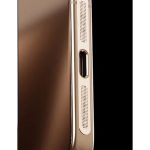 İphone 16Pro-16 ProMax Çöl Titanyum Gold Toz ve Kir Önleyici Filtre Mikrofon , Hoparlör, Şarj Koruma