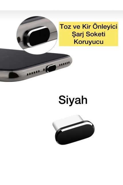 İphone 16 -16Plus - 16Pro - 16Promax Toz Ve Kir Önleyici Şarj Soketi Koruyucu Tıpa-silikon