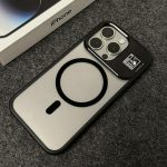iphone 13 ProMax Uyumlu Kılıf  Standlı -Metal Alaşımlı -Mag safe-Boyası Geçmeyen-Sararmayan Kap