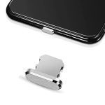 Iphone 14-13-12-11-13promax Toz Ve Kir Önleyici Şarj Soketi Koruyucu Tıpa Gümüş