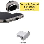 Iphone 14-13-12-11-13promax Toz Ve Kir Önleyici Şarj Soketi Koruyucu Tıpa-su Geçirmez Metal Alaşımlı