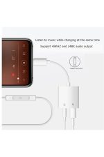 İphone 15-15pro-15ProMax -15Plus Birebir Tam Uyumlu Aux Kulaklık Ve Şarj Çevirici Dönüştürücü Kablo - Görsel 5