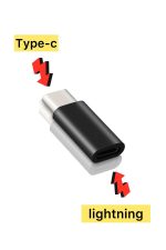 Tüm TYPE-C  Girişleri Lightning - Çevirici Type- C Adaptör, Sadece Şarj için (kulaklık için değil)