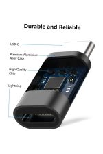 Tüm TYPE-C  Girişleri Lightning - Çevirici Type- C Adaptör, Sadece Şarj için (kulaklık için değil) - Görsel 2