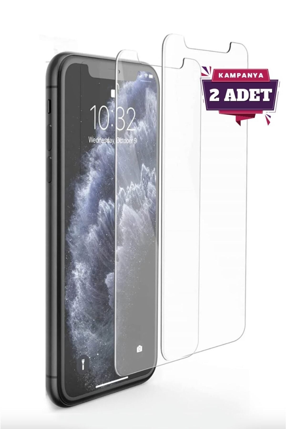 1_org_zoom Apple Iphone 11/xr Uyumlu 6.1 Inç 2 Adet Kırılmaz Temperli Şeffaf Ekran Koruyucu Telefon Camı - Görsel 1