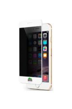 Iphone 7plus - 8 Plus 6d Kavisli Temperli Hayelet Ekran Koruyucu (Renk - Beyaz) Kırılmaz Cam - Görsel 4